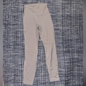 High-Waisted Gray Leggings